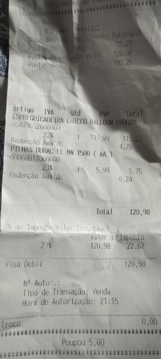 Espreguiçadeira Chicco - NOVA com garantia CHICCO