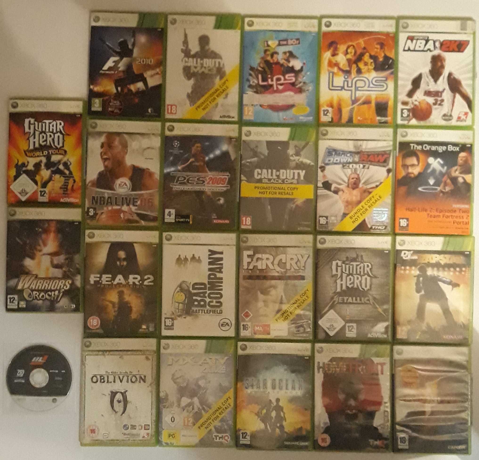 Lote de jogos usados para Xbox 360
