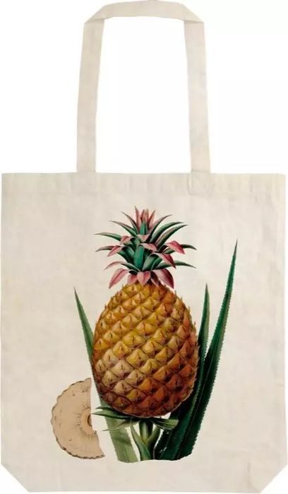 Torba bawełniana na ramię, ananas. Skona Ting