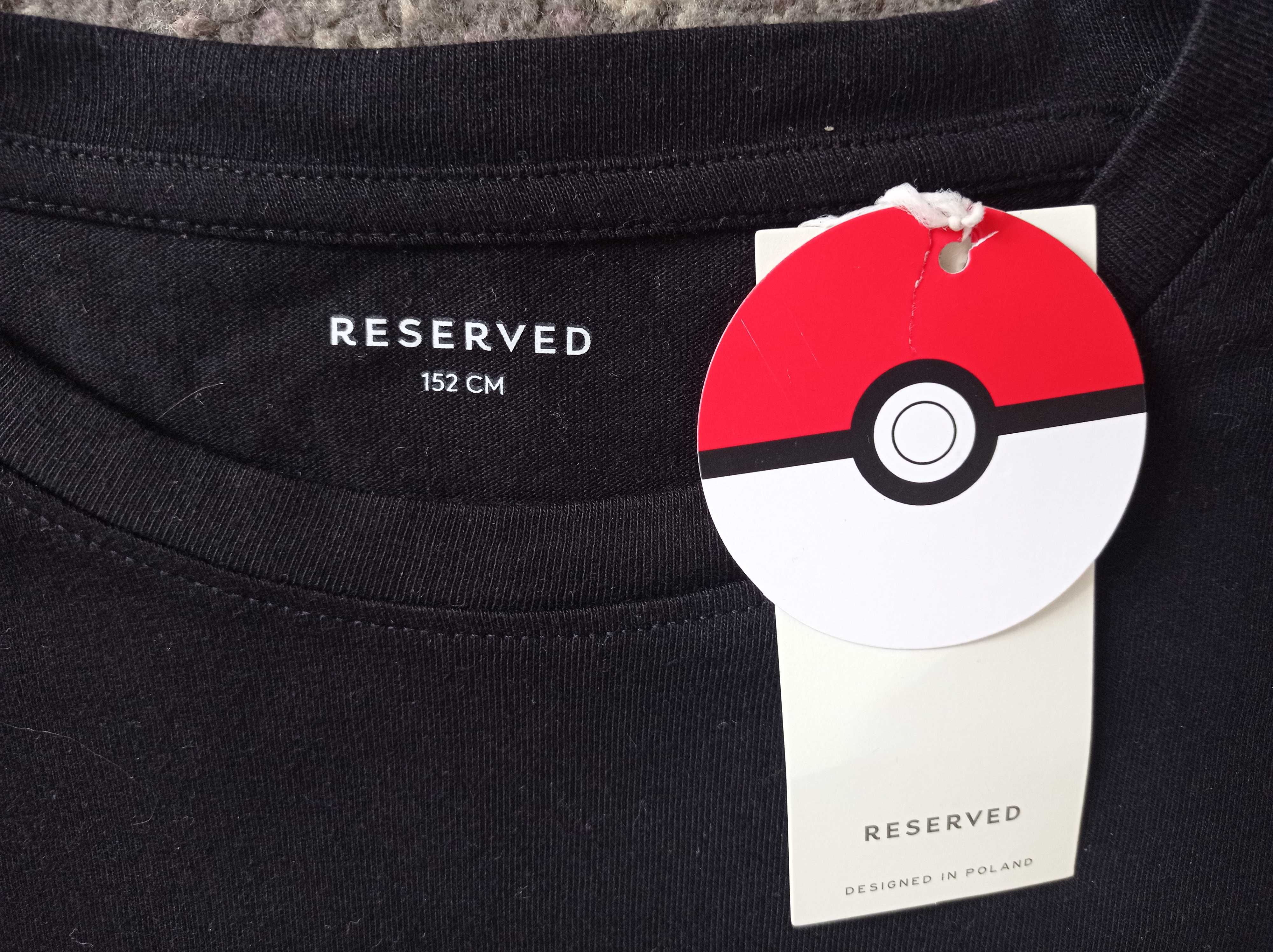 Nowa bluzka dla chłopca firmy "Reserved" z Pokemonem w roz 152