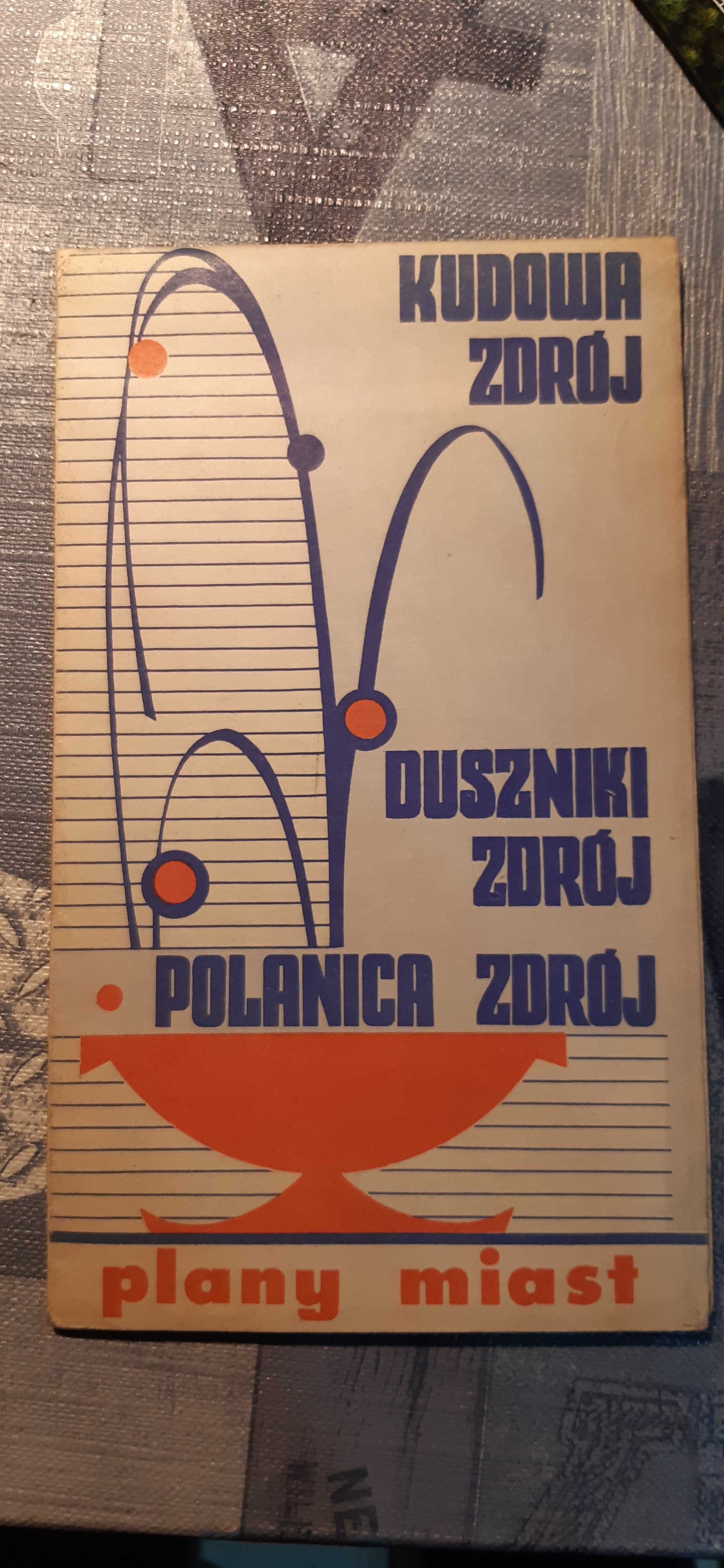 stare plany miast duszniki zdrój, polanica zdrój i kudowa zdrój