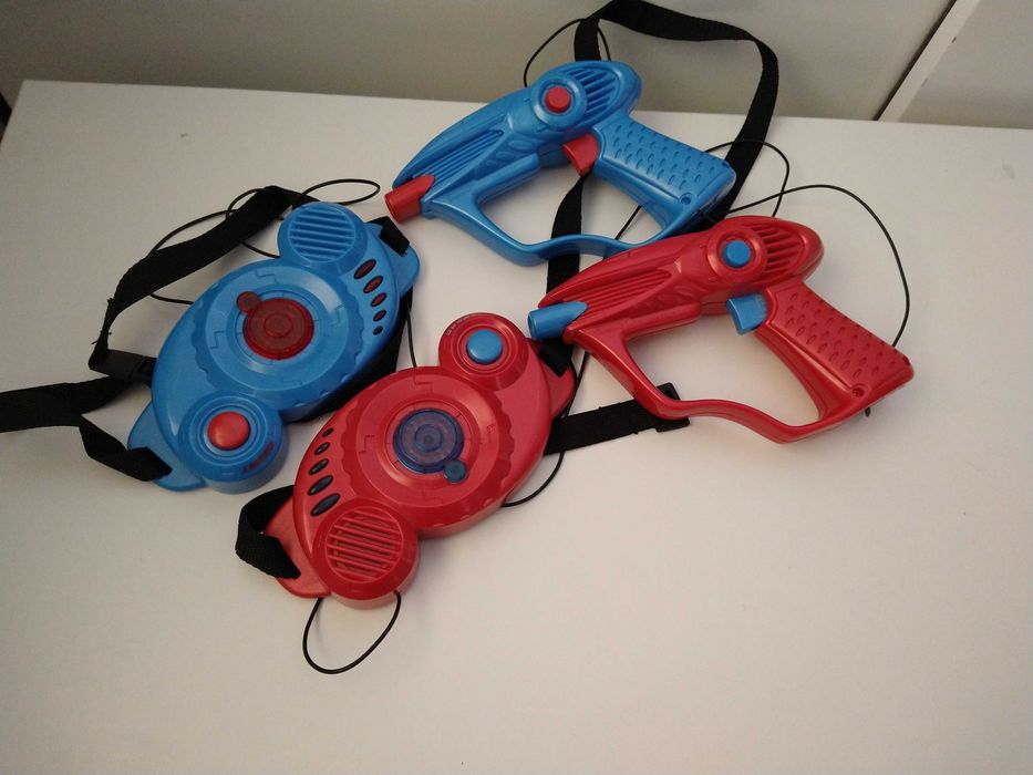 Pistolety laserowe na podczerwień 2 graczy Laser Command Lazer Tag