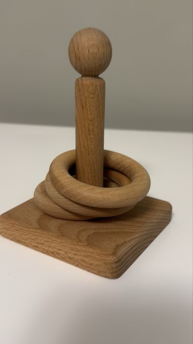 Іграшка монтессорі. Стекер. Пірамідка. Bavka