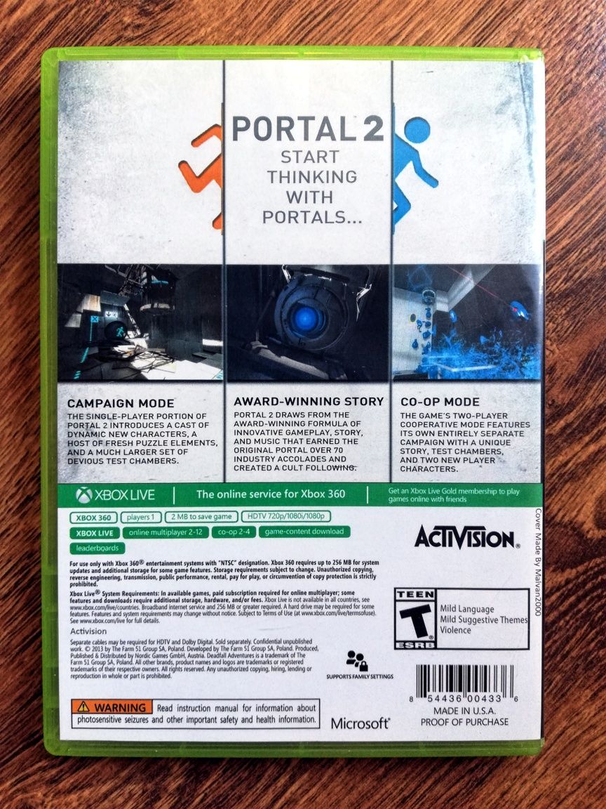 Gra Portal 2 (PL) XboX 360