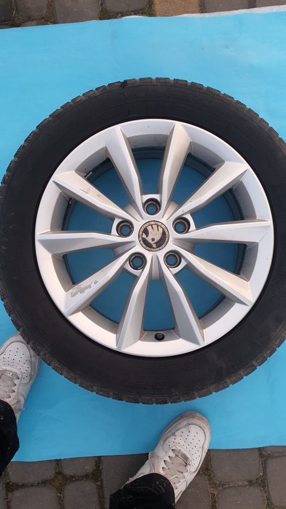 Komplet kół koła do skody octavia vw 5x112 felgi 16" oryginalne