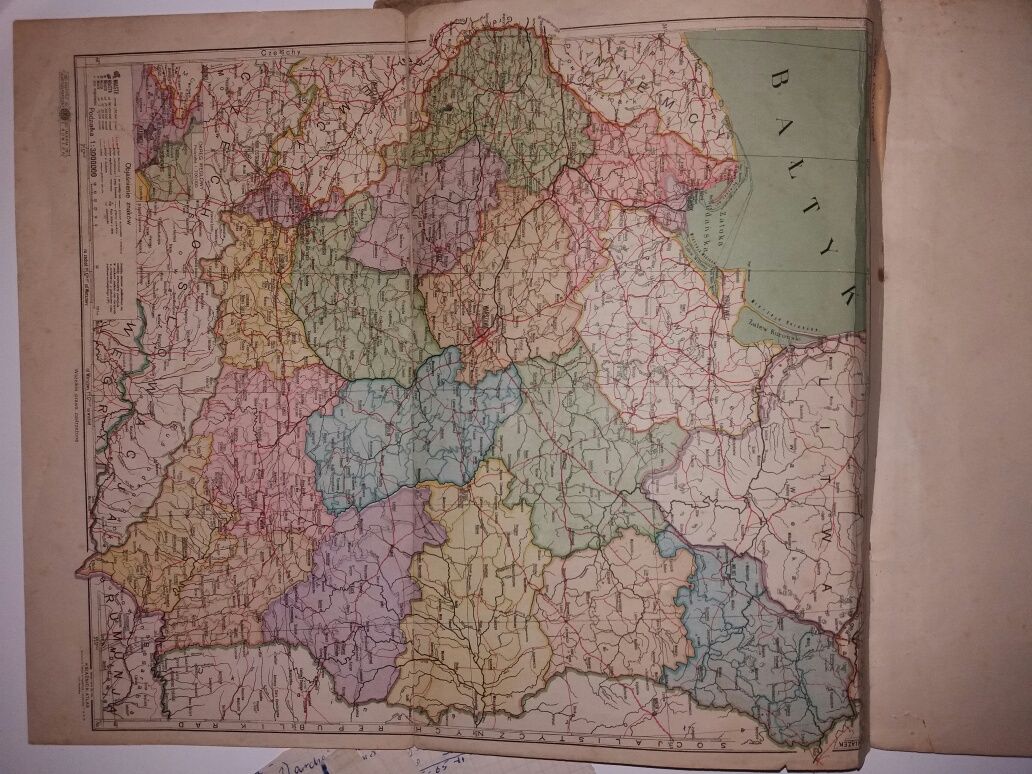 Atlas geograficzny 1918 E. ROMER/KSIĄŻNICA