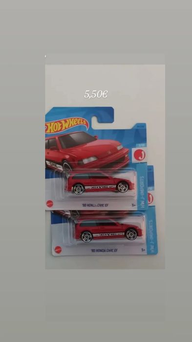Hotwheels honda e bmw