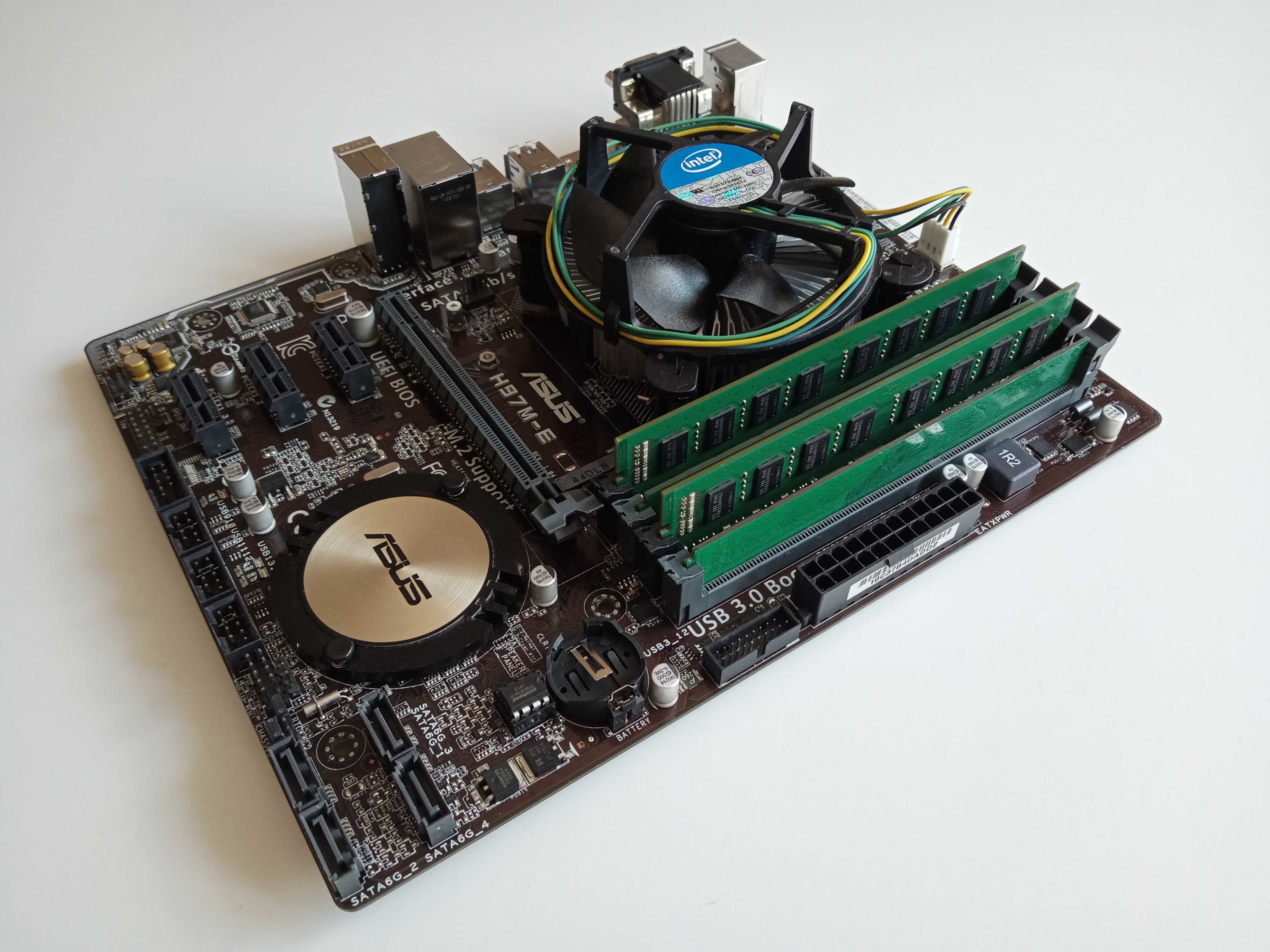 Zestaw: ASUS H97M-E + Intel Core i5-4590 3.3GHz + 16GB DDR3 1600MHz