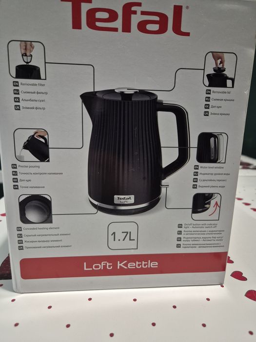 Nowy czajnik elektryczny Tefal Loft 1,7 l