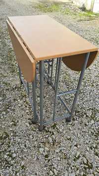 Mesa com abas dobráveis - mesa rebatível
