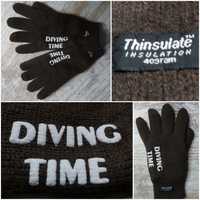 Rękawiczki Thinsulate brązowe rozm 7-10