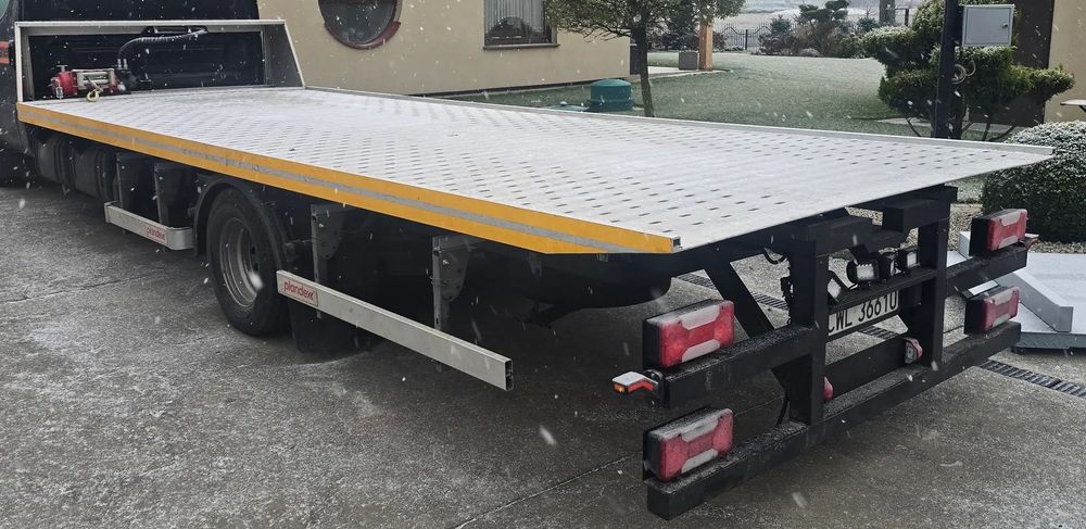 Platforma aluminiowa hydrauliczna 660x220cm NOWA zjeżdżana Laweta Najazd