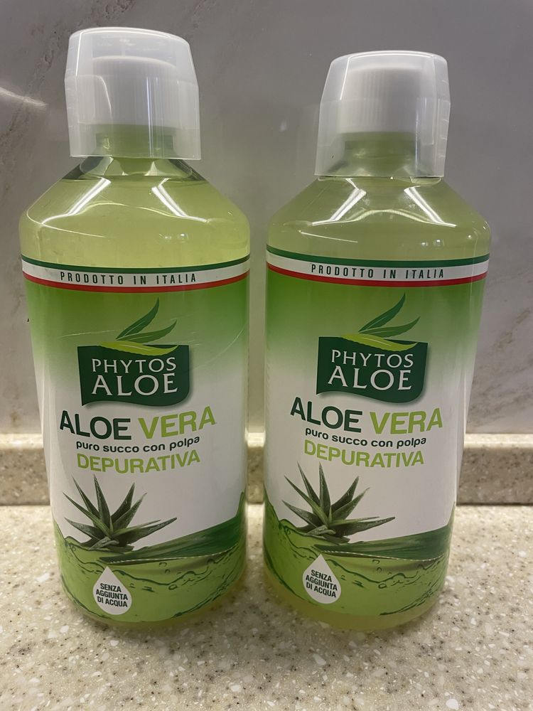 Питний сік Aloe Vera(99,5%) із мʼякоттю 1л.Італія