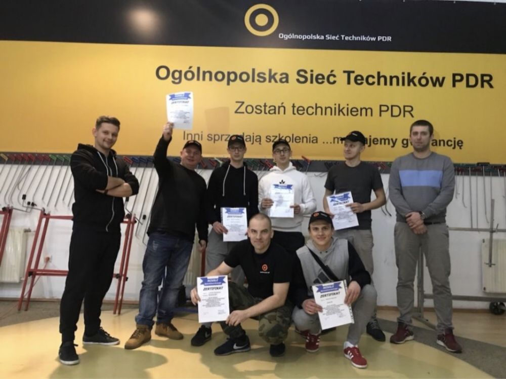 PDR.PL Szkolenie kurs PDR usuwanie wgnieceń 80h w 7 dni!  4999zl netto