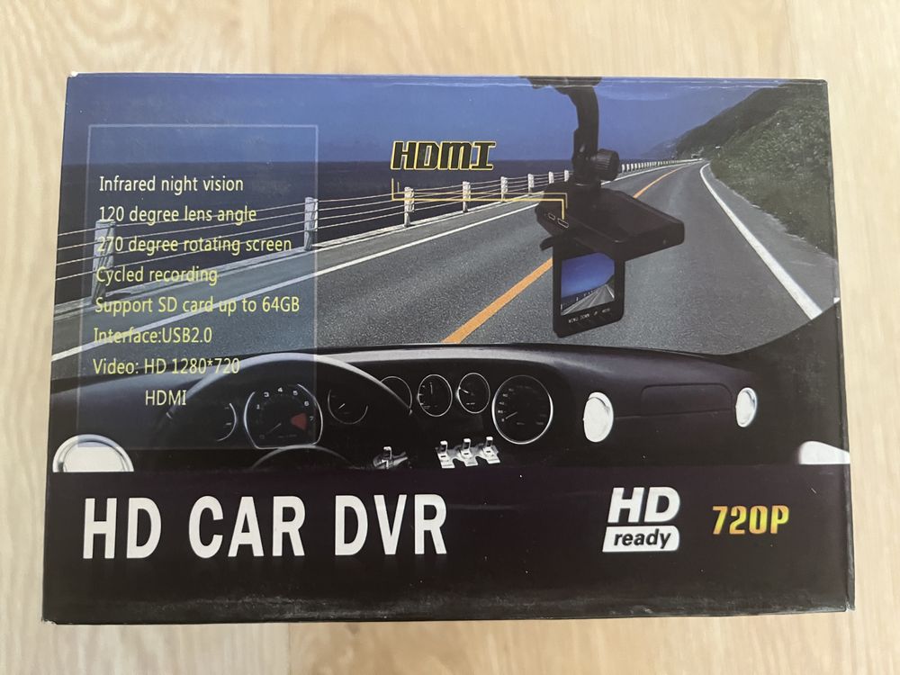 Видеорегистратор HD Car DVR Full HD 720P / 1080P HDMI USB 2.0