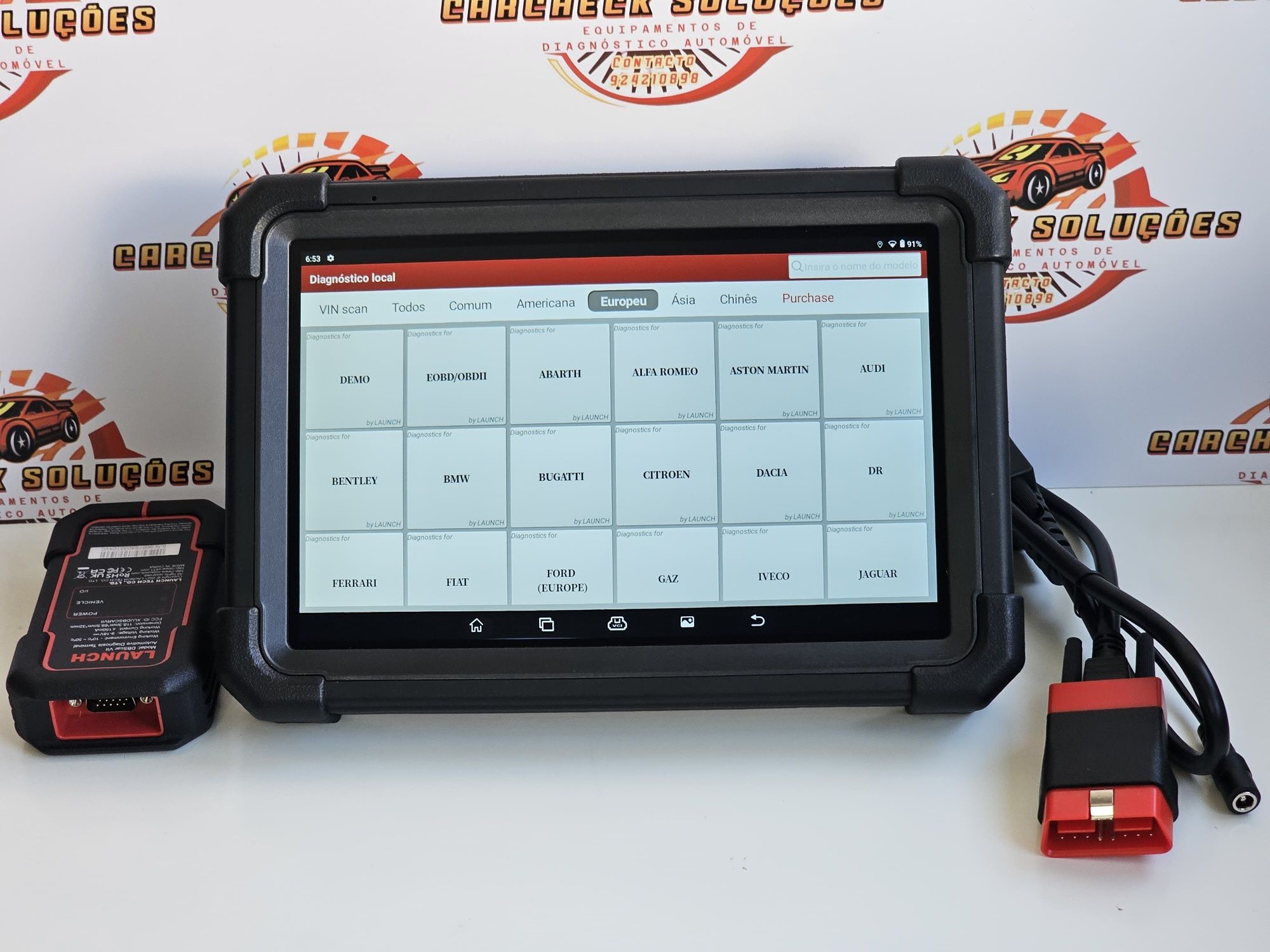 Launch X431 PRO3 APEX Maquina de Diagnóstico Profissional