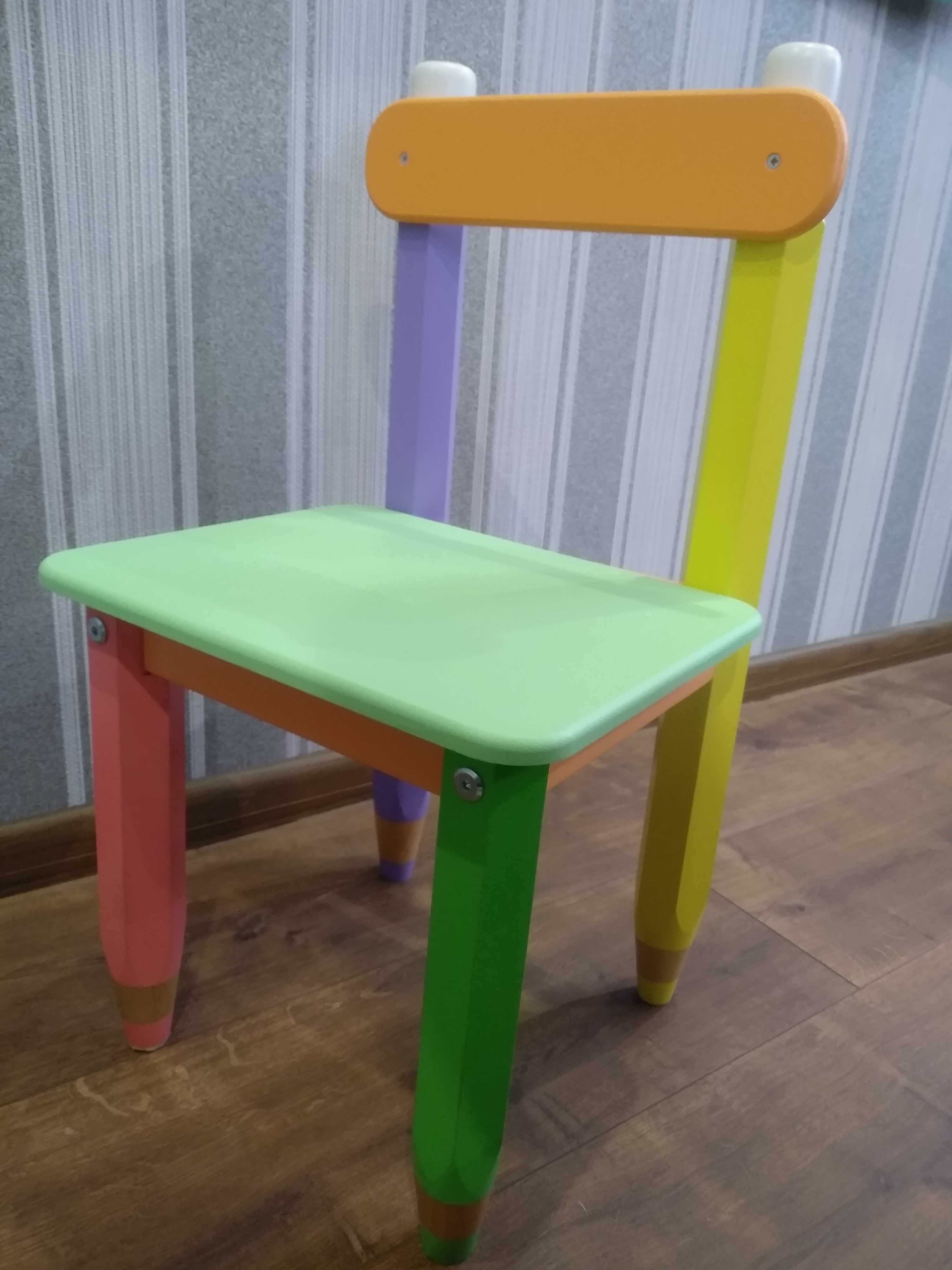 Набор детской мебели "Карандашики", дитячий стіл, стілець.