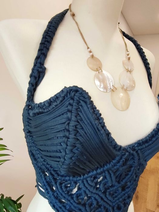 Blusa Macrame Top