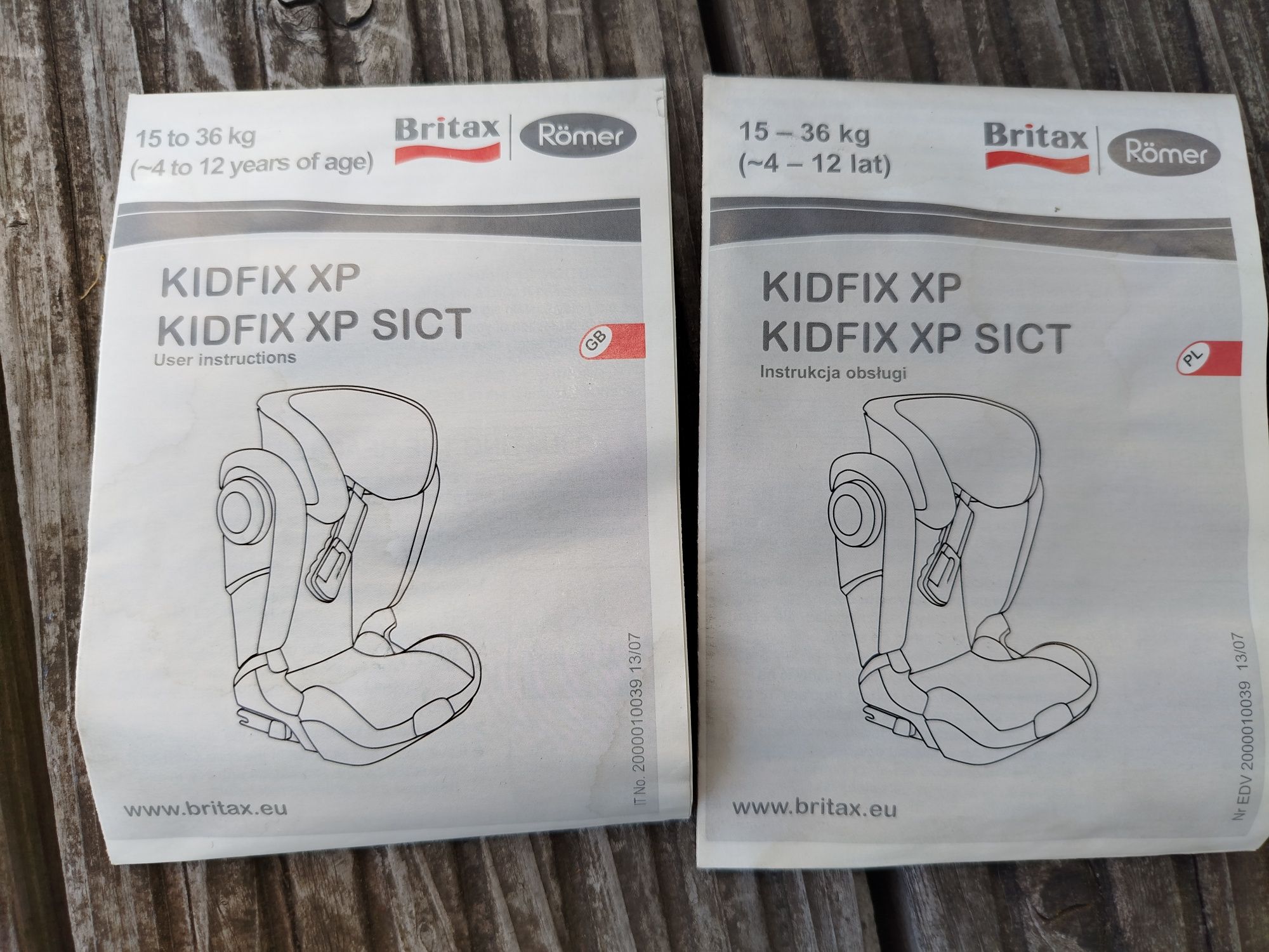 Fotelik dzieciecy Romer Britax Kidfix XP