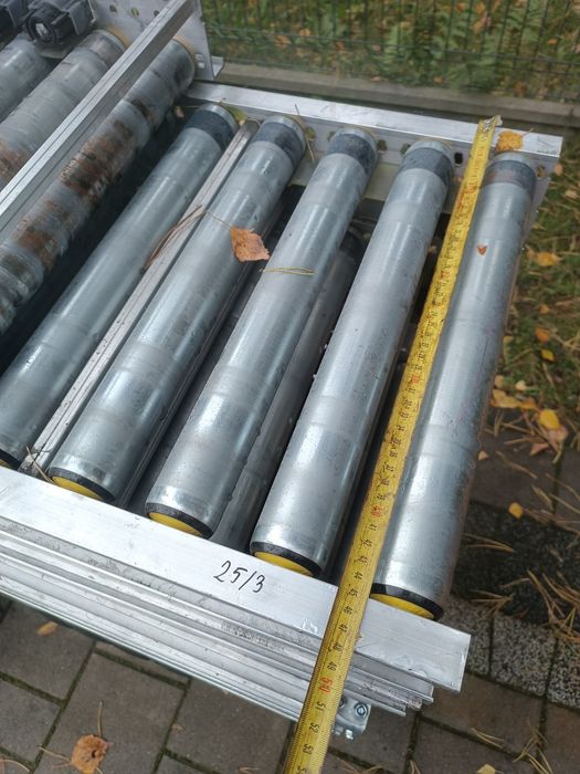 Podajnik rolkowy aluminowy prosty - wysyłka.