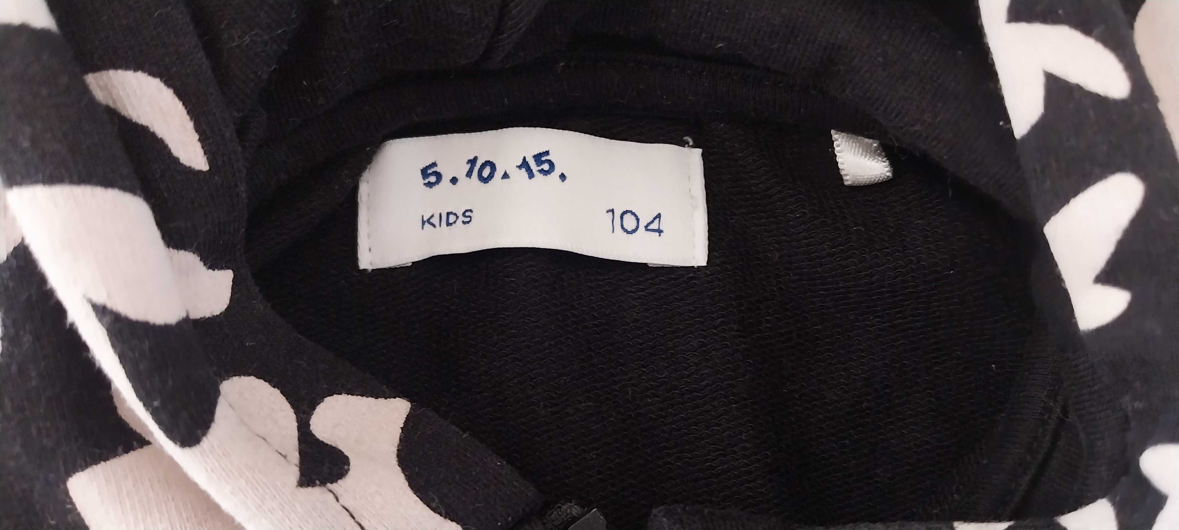Bluza dziewczęca rozm. 104, marka 5.10.15, stan bdb