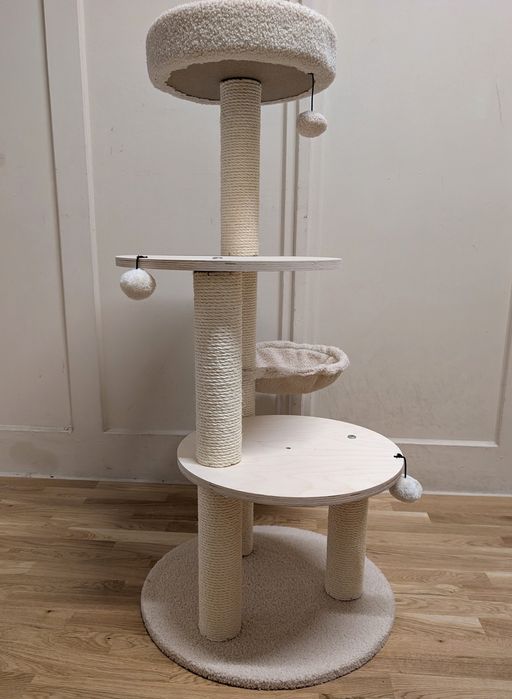 TIAKI Drapak dla Kota Shearly 71x49x103cm Beżowy  ZWROT ZMODYFIKOWANY