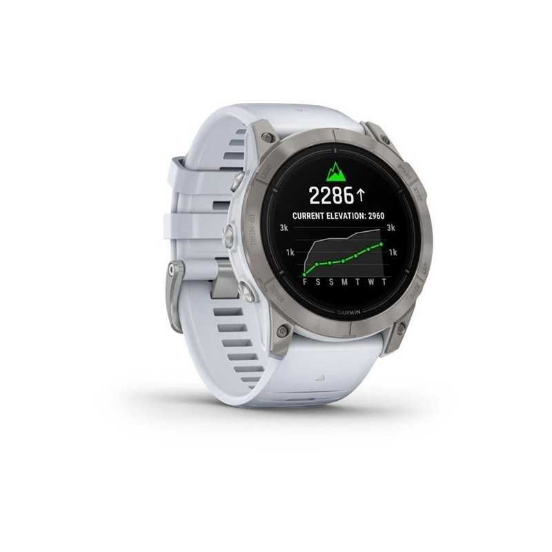 Новий! Garmin epix Pro (Gen 2) Sapphire Edition 51 mm Titanium white