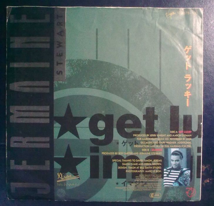 Jermaine Stewart-Get Lucky - sp 7''