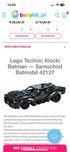 Lego Technics Batman, batmobil 42127/Lombard Krzysiek