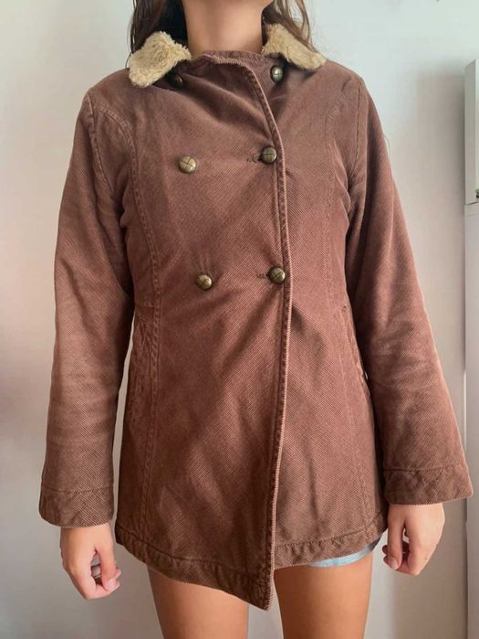 Casaco Bombazine Zara forrado a pêlo