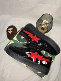 A Bathing Ape Bapesta Shark Black/Кросівки Bape/Кроссовки Bape 42-44