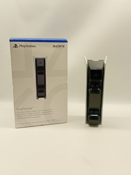 Stacja ładowania SONY PS5 DualSense, ładowarka do padów, Komis Jasło