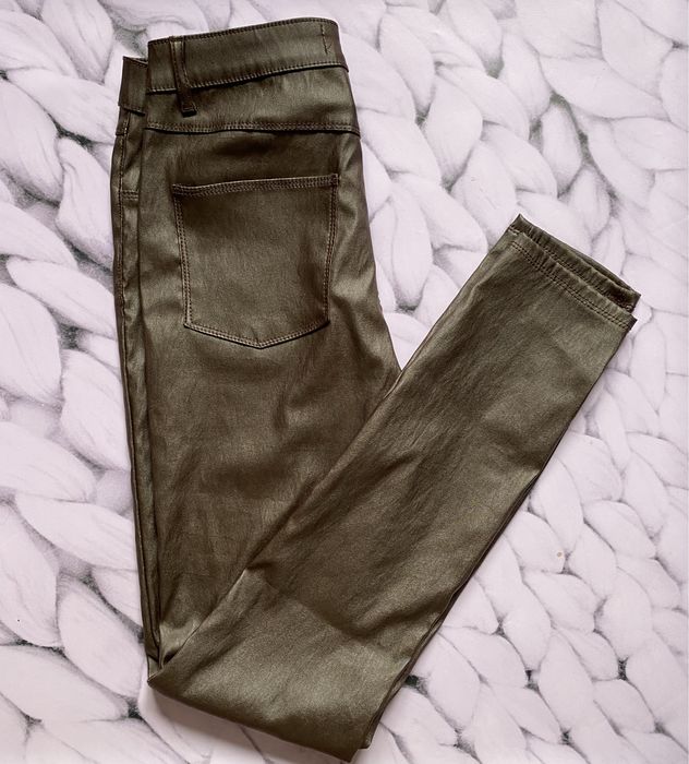 Штаны  лосины кожзам primark