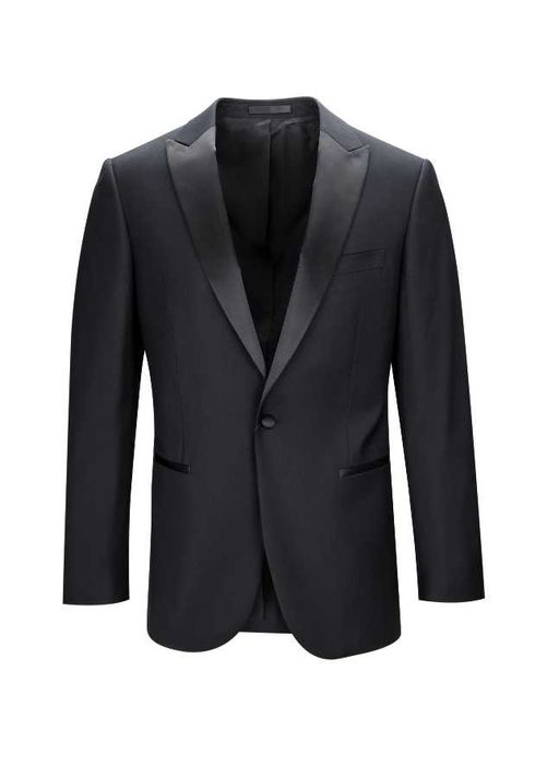 Garnitur smokingowy ślubny czarny Albione rozmiar 56/182