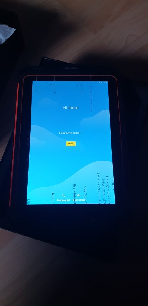 Tablet ATEX zona 1/21 IS 930.1 I.safe novo, na caixa