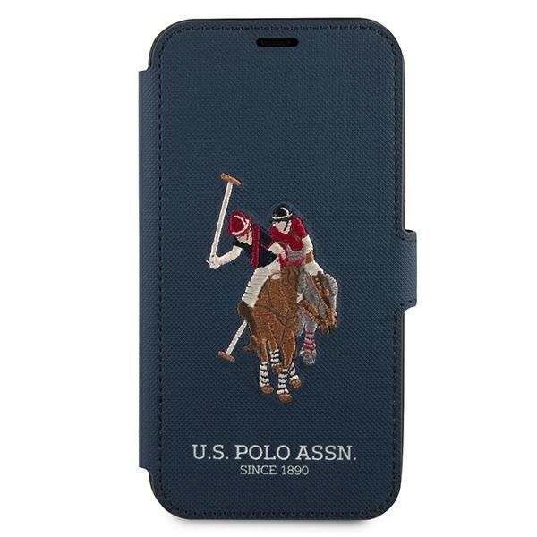 U.S. Polo Etui iPhone 12/12 Pro Granat/Navy Polo Embroidery Collection