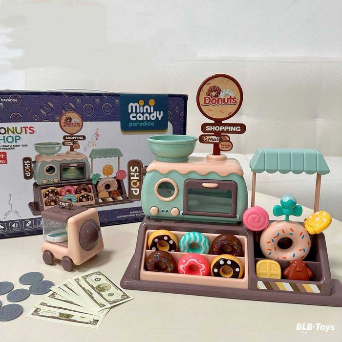 Іграшковий набір Магазин пончиків  34 пердмета  Mini Candy Donuts Shop