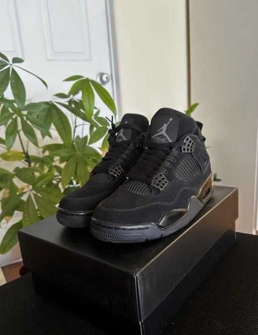 New Nike Air Jordan 4 Retro Black Eu 41