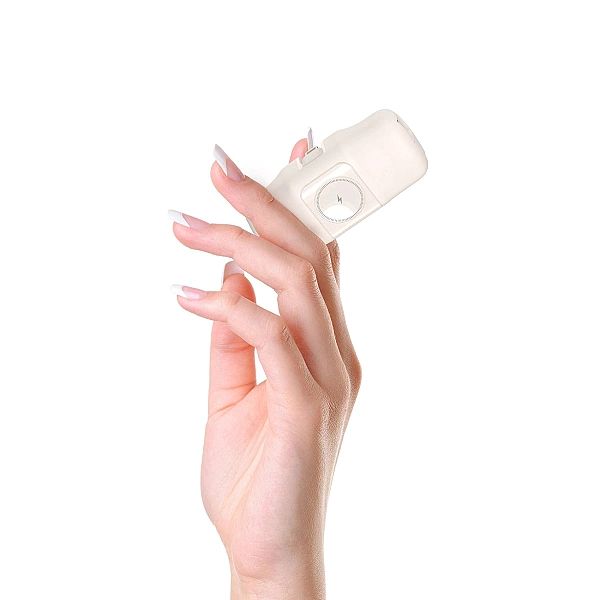 Mini powerbank Wozinsky WF16-YLS 5000mAh 15W Lightning z wbudowanym ka