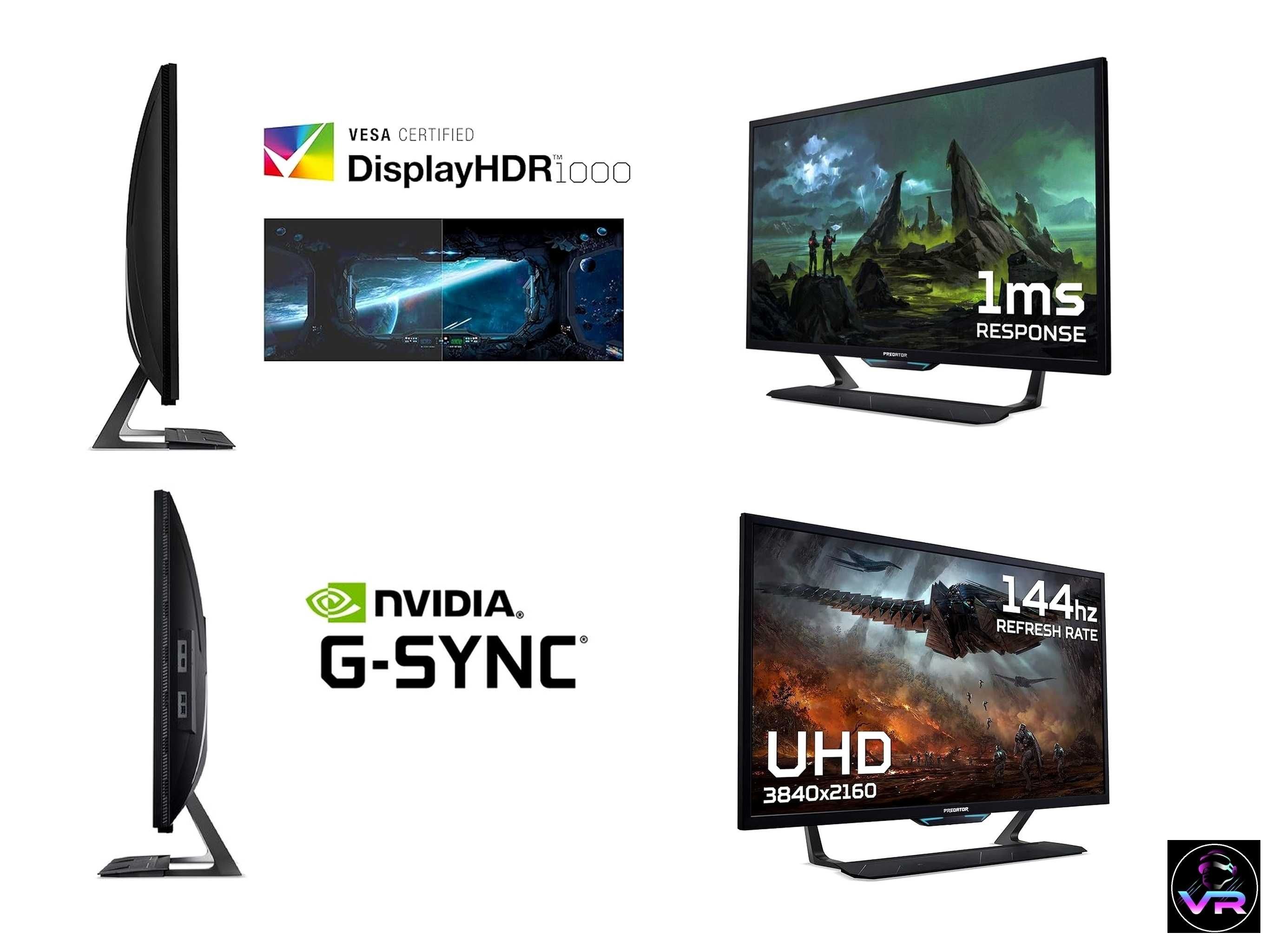 ACER PREDATOR 43'' CG437KP (4K, 144hz+, G-Sync, HDR 1000)