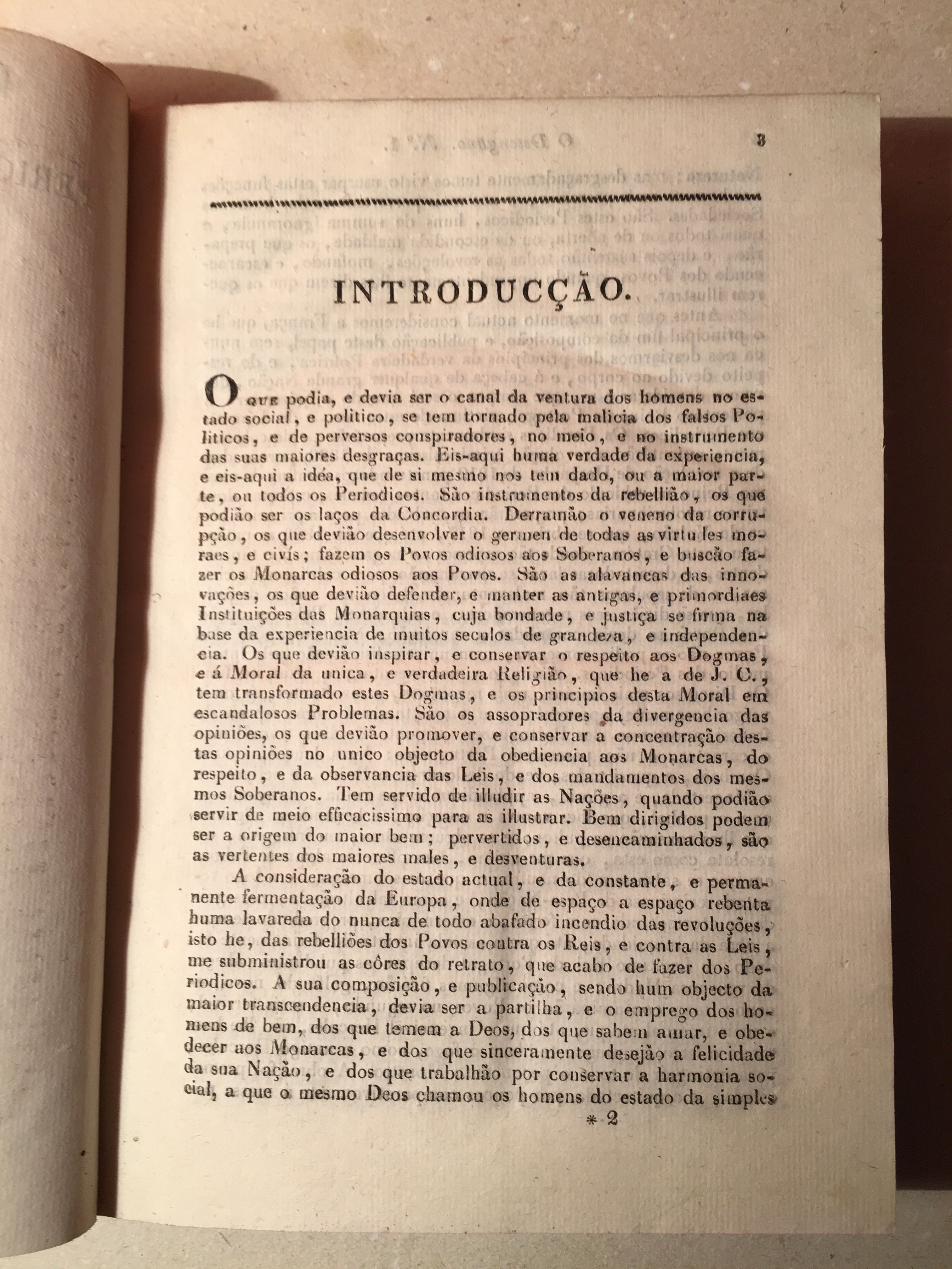 1a edição - JOSÉ AGOSTINHO de MACEDO - O  Desengano - imp. Régia 1830