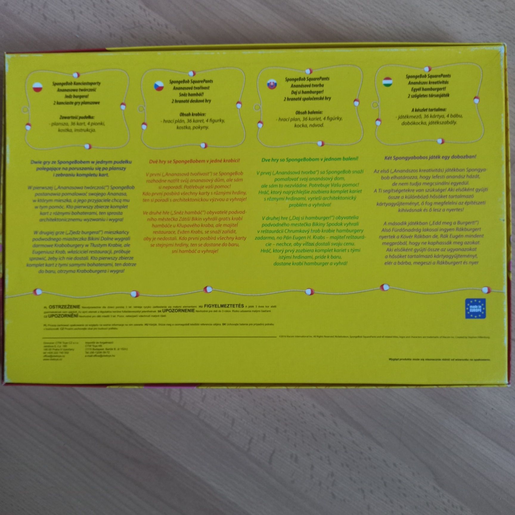 Zestaw gier planszowych i puzzli