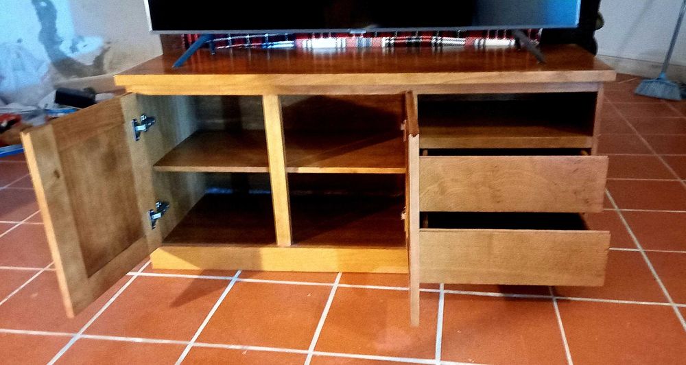 TV and storage cabinet
