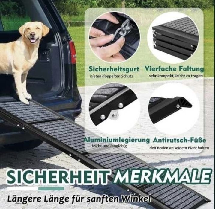 Пандус для собак Snagle Paw 170 см/43 см,розкладний,до 110 кг (з Англі