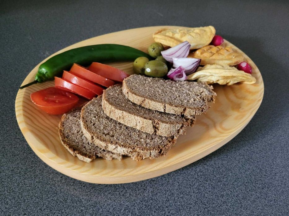 tace drewniane do cateringu KORYTKA dla firm od STOLARZA TALERZE 30