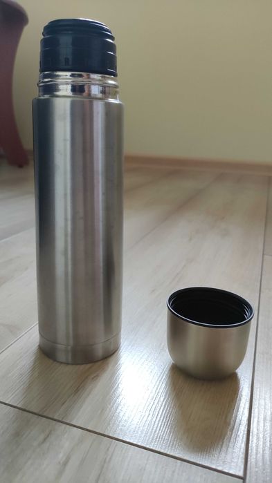 Termos z kubkiem 500 ml nowy stał nierdzewna