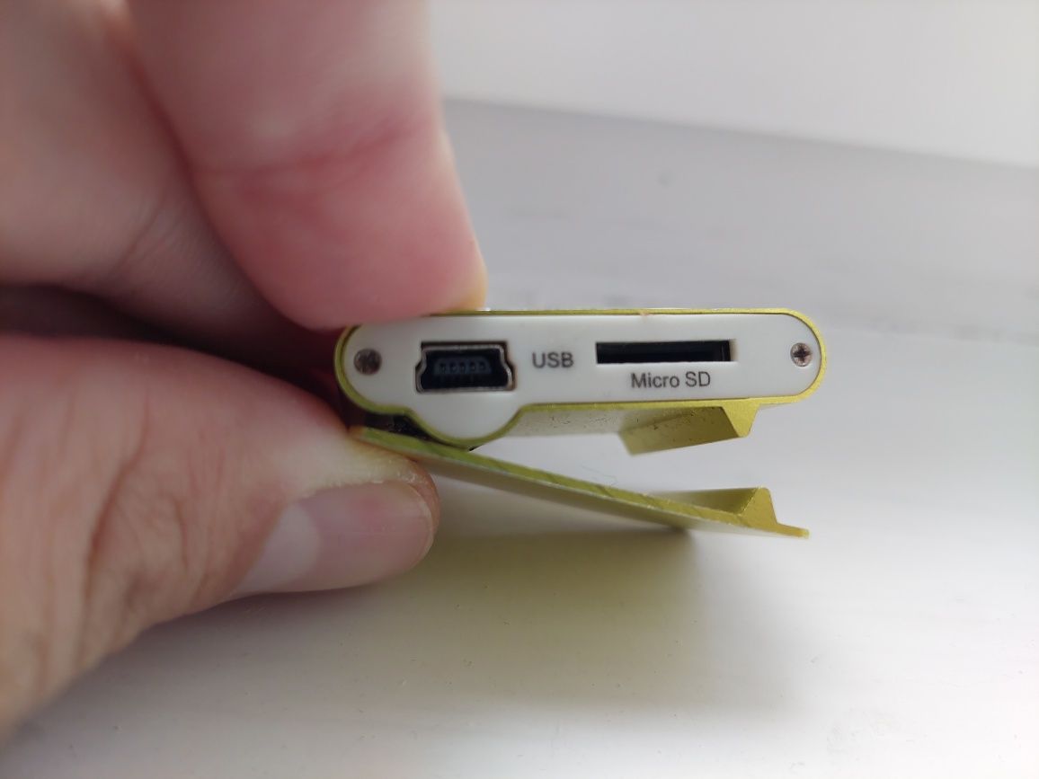 Міні MP3 плеєр алюмінієвий кліпса