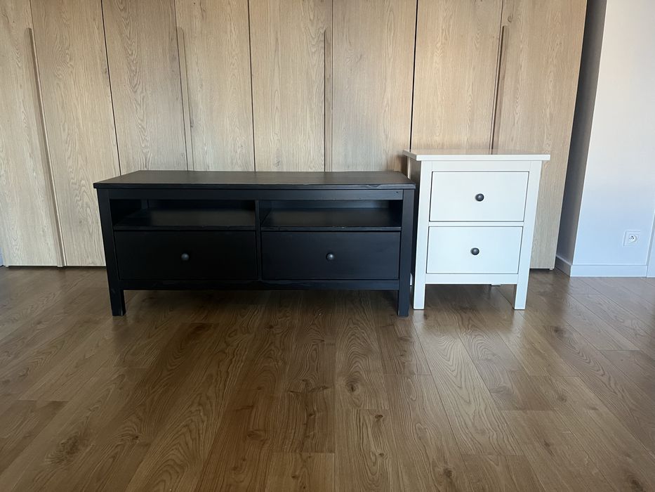 Szafka pod telewizor +2 szafeczki nocne komplet