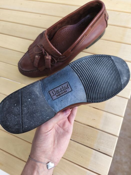 Вінтажні шкіряні лофери Dexter, made in USA,