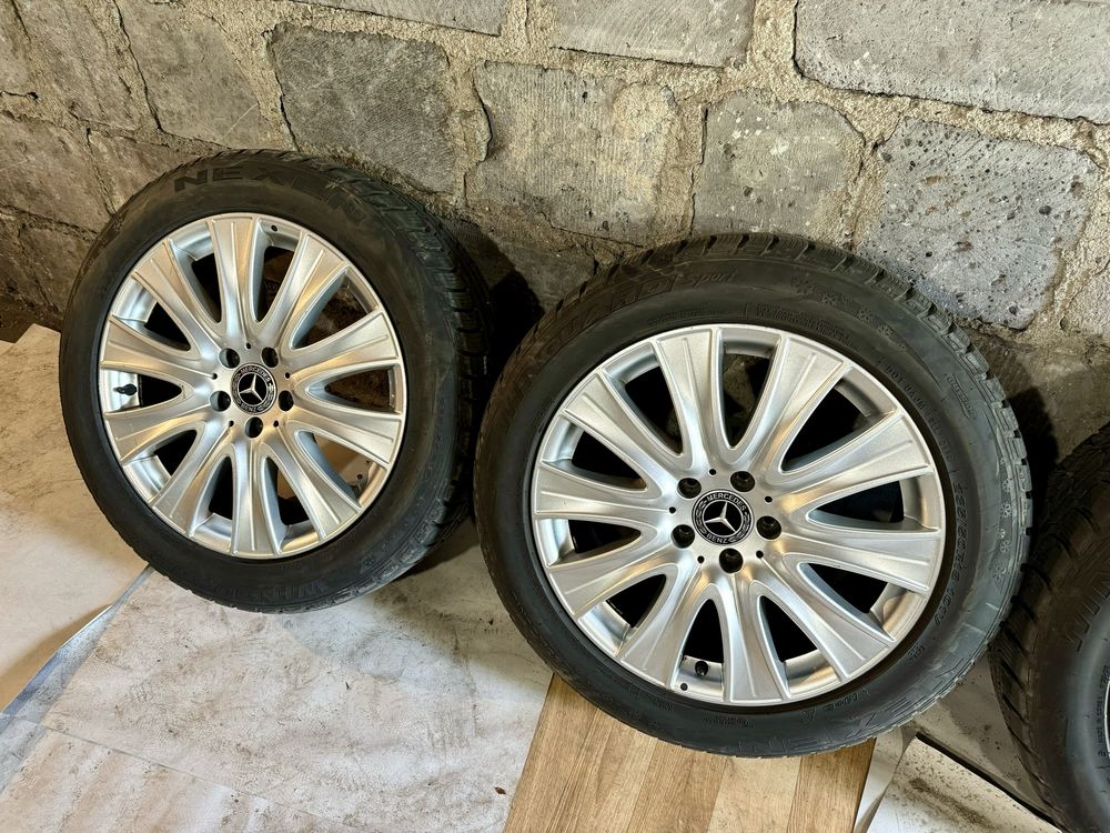 Koła felgi Mercedes OEM 18 5x112 +opony Nexen 235/50/18 z bieżnik 7mm